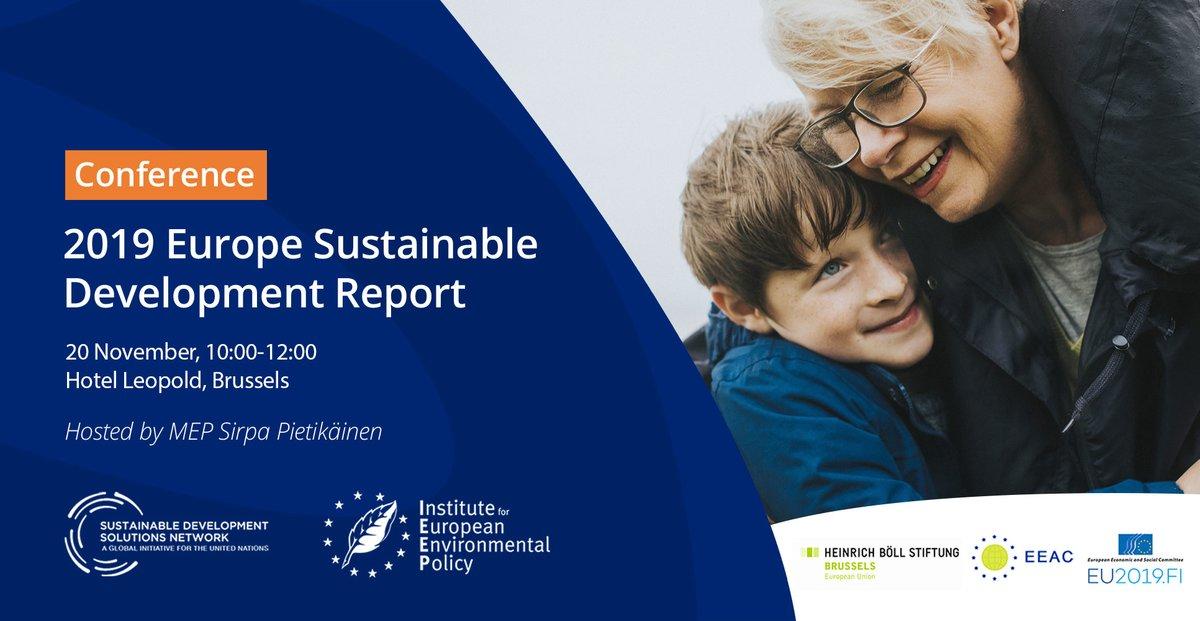 Event | Presenting the 2019 Europe Sustainable Development Report