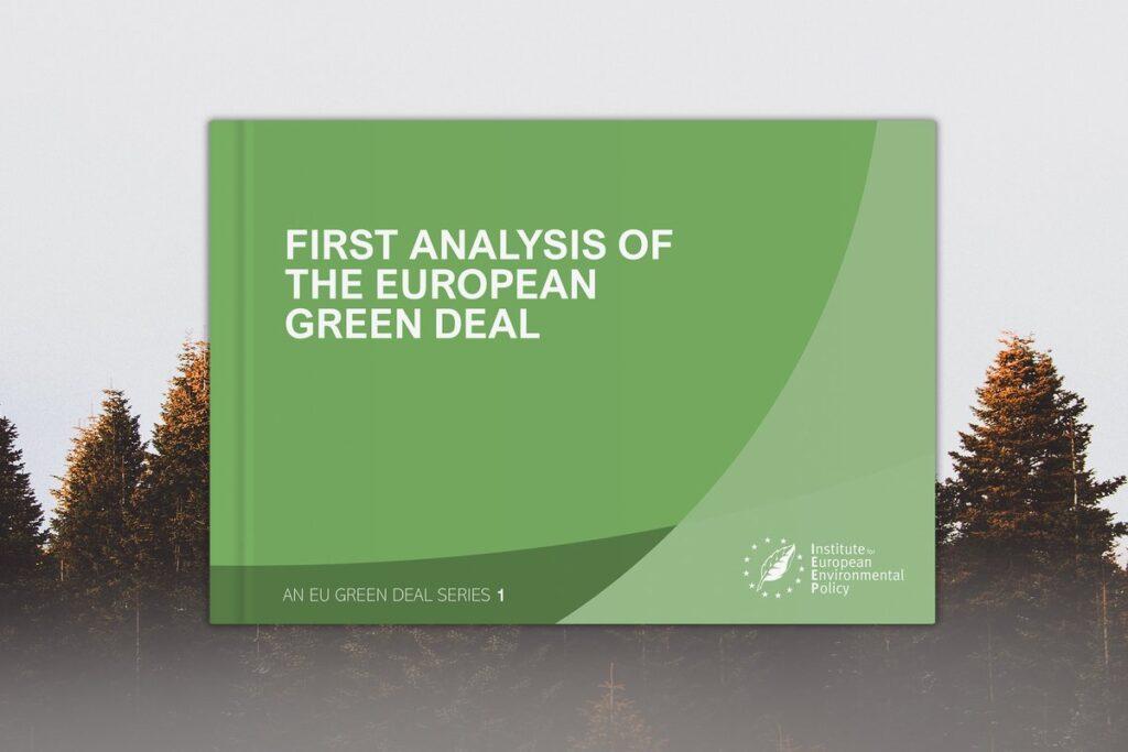 First analysis of the European Green Deal - IEEP AISBL
