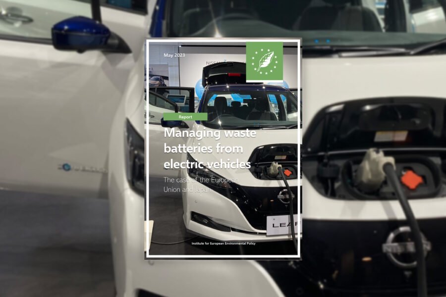 Managing waste batteries from electric vehicles the case of the
