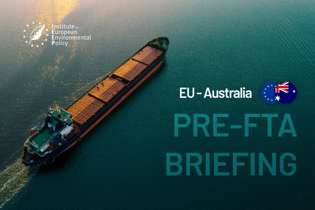 Pre-FTA briefing: EU-Australia - IEEP AISBL
