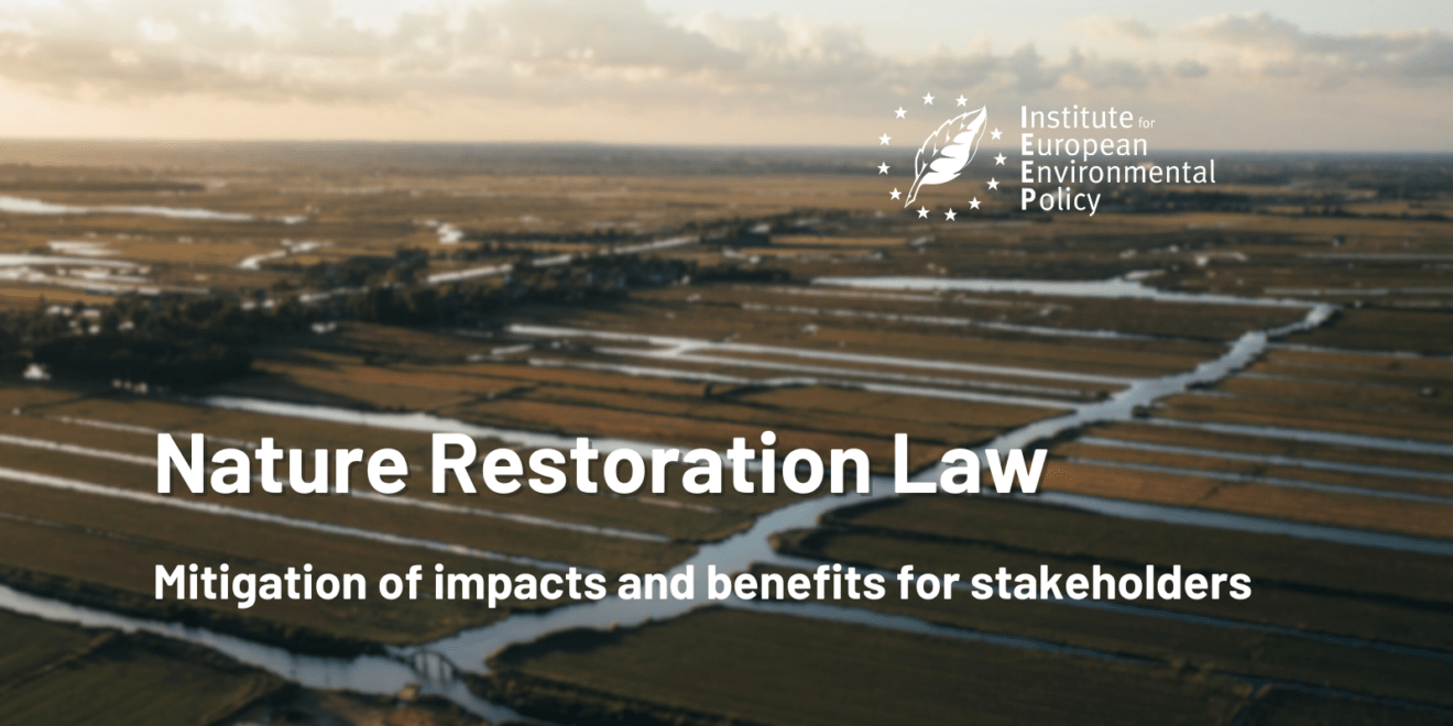 Nature Restoration Law: Mitigation of impacts and benefits for