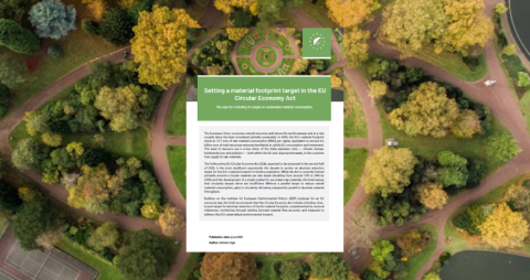Circular Economy Act