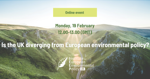 IEEP UK |  Is the UK diverging from European environmental policy