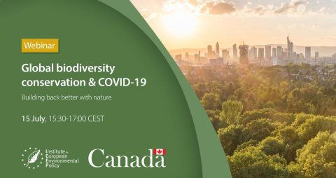 Event | Global biodiversity conservation and COVID-19: Building back better with nature