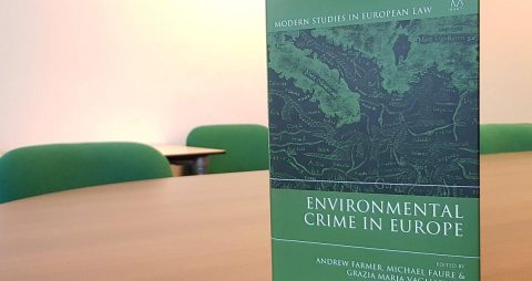 IEEP's Andrew Farmer co-edits new text book: Environmental Crime in Europe