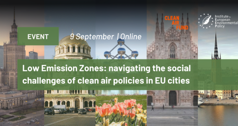 LEZ in EU cities - webinar banner