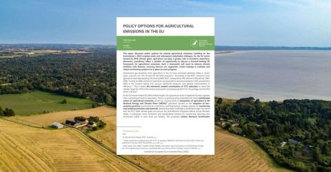 Policy options for agri emissions in the eu